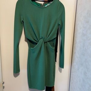 Hello Molly green side cutout dress